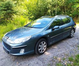 PEUGEOT 407 SW PEUGEOT 407 SW 2005 R., 2.0 BENZYNA, 197 TYS., SPROWADZONY KATOWICE ZAWODZIE • OLX.PL