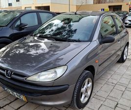 PEUGEOT 206 PEUGEOT 206 1.9DIESEL 94 MIL KILOMETROS ANO 99 ABRIL/99