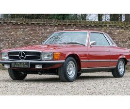 MERCEDES SLC 1975 MERCEDES SLC SERIES ROUGE AUTOMATIQUE CONDUITE À GAU...