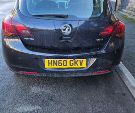 VAUXHALL ASTRA VAUXHALL, ASTRA, HATCHBACK, 2010, MANUAL, 1686 (CC), 5 DOORS