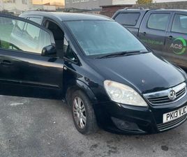 VAUXHALL, ZAFIRA, MPV, 2013, MANUAL, 1598 (CC), 5 DOORS