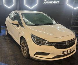 2016 VAUXHALL ASTRA 1.0T 12V ECOFLEX DESIGN 5DR HATCHBACK PETROL MANUAL