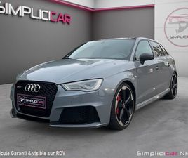 AUDI RS3 SPORTBACK 367 GRIS NARDO / TOIT OUVRANT / BOSE SANS FAP GARANTIE AUDI