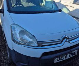 CITROEN, BERLINGO, PANEL VAN, 2014, MANUAL, 1560 (CC)