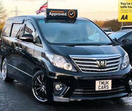 2014 TOYOTA ALPHARD 2.4 PETROL AUTOMATIC 5DR 7 SEATS CC PS ROOF LED TV ULEZ COMPLIANT MPV PETROL ...