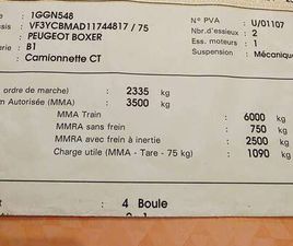 CAISSE ALU_DEJA PASSEE AU CT?PRETE A IMMATRICULE