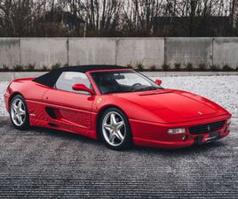 FERRARI F355 SPIDER ROSSO CORSA MANUAL ORIGINAL PAINT