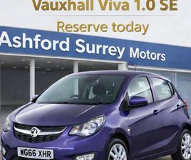 2016 VAUXHALL VIVA 1.0I SE (A/C)