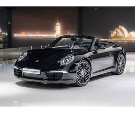 PORSCHE 991 CABRIO BLACK EDITION*SPORTABGAS*BOSE*PDLS+*