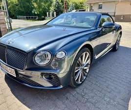 BENTLEY CONTINENTAL GTC BENTLEY CONTINENTAL GT CONVERTIBLE 6.0 W12 AUT