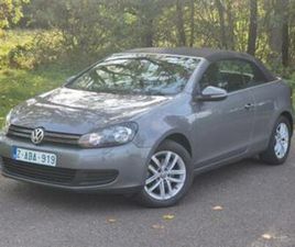 ② VW GOLF 6 CABRIO - 1.2TSI - 2012 - 123DKM - ZV/AC – GARANTIE — VOLKSWAGEN — 2EMEMAIN