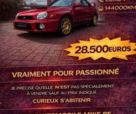 SUBARU IMPREZA WRX ② SUBARU IMPREZA WRX 2004 111000KM — SUBARU — 2EMEMAIN