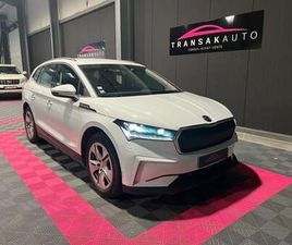 SKODA ENYAQ IV 60 + PREMIÈRE MAIN + APPLE CARPLAY + CAMÉRA DE RECUL + ATTELAGE + KEYLESS GO