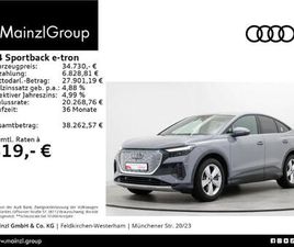 AUDI Q4 SPORTBACK 40 E-TRON AHK NAVI SHZ KAMERA SONOS