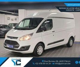 FORD TRANSIT CUSTOM ② FORD TRANSIT CUSTOM MAXI * L2H2 (1M80) * 3 PL * CUIR + NAVI — CAMIONNETTES & UTILITAIRES — 2EMEMAIN