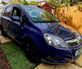 VAUXHALL ZAFIRA 7 SEATER VAUXHALL ZAFIRA 2012 DELIVERY IS AVAILABLE