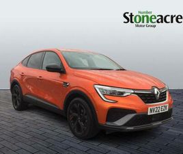 RENAULT ARKANA 2022 RENAULT ARKANA 1.3 MILD HYBRID 140 R.S. LINE 5DR EDC COUPE PETROL AUTOMATIC