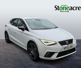SEAT IBIZA 2022 SEAT IBIZA 1.0 TSI 95 FR EDITION 5DR HATCHBACK PETROL MANUAL