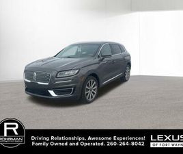 USED 2019 LINCOLN NAUTILUS SELECT
