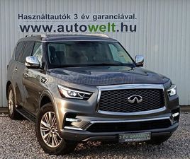 INFINITI QX80 5.6 V8 4X4 ACTIVE LUXURY. CAPTAIN'S CHAIRS. 3 ÉV GARANCIA. VALÓS KM. GYÖNYÖRŰ