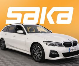 BMW 330 G21 TOURING 330E BUSINESS M SPORT ** AKKUKÄYTTÖINEN LISÄLÄM. / 360U00B0 / KOUKKU / KAUKOVALOASSISTENTTI / NAHKA-ALCANTARA**