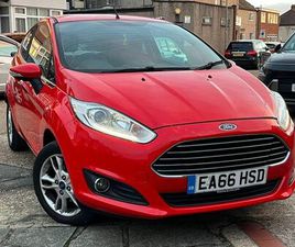 FORD FIESTA FORD FIESTA 1.25 ZETEC HATCHBACK 3DR PETROL MANUAL EURO 6 (82 PS)