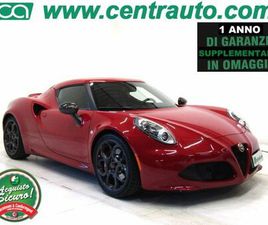 ALFA ROMEO 4C 1750 TBI TCT COUPE' * PELLE *