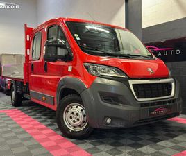 PEUGEOT BOXER PEUGEOT BOXER PLATEAU DOUBLE CABINE 7 PLACES / DC 435 L4 BLUEHDI 160 SS PRO SR