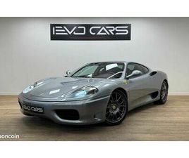 FERRARI 360 MODENA V8 3.6 400 CH BOITE F1 ORIGINE FRANCE / JANTES CHALLENGE / INT. ROUGE CARTIER