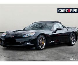 CHEVROLET CORVETTE C6 CABRIOLET * 6.2 V8 – 436 CH * BOÎTE MANUELLE * CUIR NOIR * HUD * SUSPENSION ADAPTATIVE