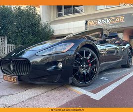 MASERATI GRANTURISMO MASERATI GRANTURISMO 4.2 V8 FERRARI 405 CV NOIR CARBONE CUIR ROSSO PALISSANDRE