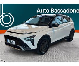 HYUNDAI BAYON 1.0 T-GDI 100 HV 48V HYBRID 7DCT-AUT. BLACK / TEHDASTAKUU / VÄHÄN AJETTU / 2 X ALUMIINIVANTEET