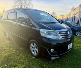 TOYOTA ALPHARD 2006 WHITE TOYOTA ALPHARD, BLACK MS, 3.0LTR, 64K MILES, 8 SEATER, TWIN SUNROOFS