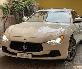 MASERATI GHIBLI V6 DIESEL 275 CV,INTERNI CARTIER,T
