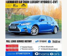 1.8 200H LUXURY E-CVT EURO 6 (START/STOP) 5DR