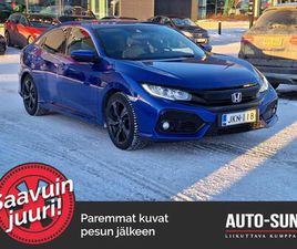HONDA CIVIC HONDA CIVIC HB 129 HV SPORT AT - #KORKO 2,99% + KULUT - #PERUUTUSKAMERA #JAKOHIHNA VAIHDETTU 12/25 #KAHDET RENKAAT