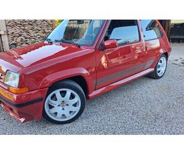 1990 RENAULT 5 ROUGE MANUEL, 5 VITESSES CONDUITE À DROITE...