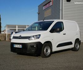 CITROEN BERLINGO M 650KG BLUE-HDI 100 DRIVER 3 PLACES 2020 S&S CAMÉRA GPS 77500KMS