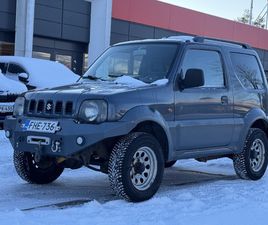 SUZUKI JIMNY SUZUKI JIMNY 1,3 4WD 3D - JUURI KATSASTETTU! SUOMI-AUTO, MOOTTORILÄMMITIN, VETOKOUKKU, VINSSI