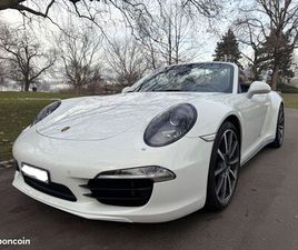 PORSCHE 911 CARRERA CABRIOLET 4S (991.1) 3.8 400 PDK +PACK CHRONO+PSE+PASM+BOSE+CUIR ETENDU+CAMERA+SIEGE PLUS+GROS SERVICE FAIT POUR LA VENTE