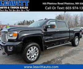 2017 GMC SIERRA 2500HD DENALI 6.6L DURAMAX DIESEL 4X4 SHARP TRUCK!