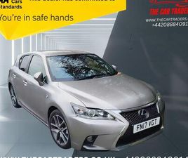 2017 - 1.8 200H F SPORT HATCHBACK 5DR PETROL HYBRID CVT EURO 6 (START/STOP) (136 PS)