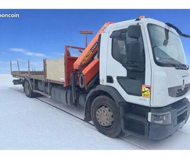 RENAULT PREMIUM 19T AVEC GRUE, BON ÉTAT