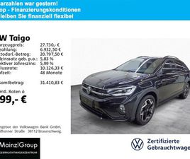 TAIGO 1.5 TSI DSG R-LINE AHK MATRIX ACC NAVI SHZ