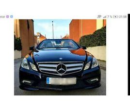 MERCEDES CLASSE E CABRIOLET E 250 E CABRIO 250CDI BE AUT.