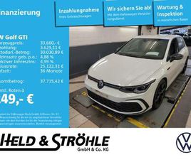 VW GOLF GTI 2.0 TSI DSG BLACK STYLE AHK MATRIX H/K