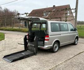 VOLKSWAGEN TRANSPORTER ② ♿️VOLKSWAGEN TRANSPORTER 2.0TDI ZELFRIJDER PMR ROLSTOELLIFT — VOLKSWAGEN — 2EMEMAIN