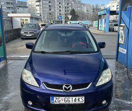 MAZDA 5, 116KS, 7 SJEDALA, BENZIN-LPG, REG. 12/26, 2006 GOD.