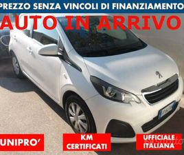PEUGEOT 108 1.0 69CV PREZZO VERO 5 P UNIPRO KM CER
