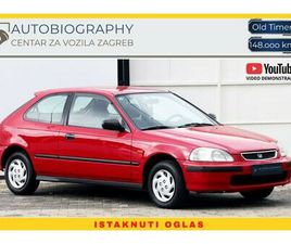 HONDA CIVIC HONDA CIVIC 1,4 I | OLD TIMER | 148.000 KM | VIDEO DEMO, 1995 GOD.
